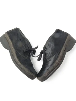 Black Cowhide Desert Style Shoes/Boots 5/38