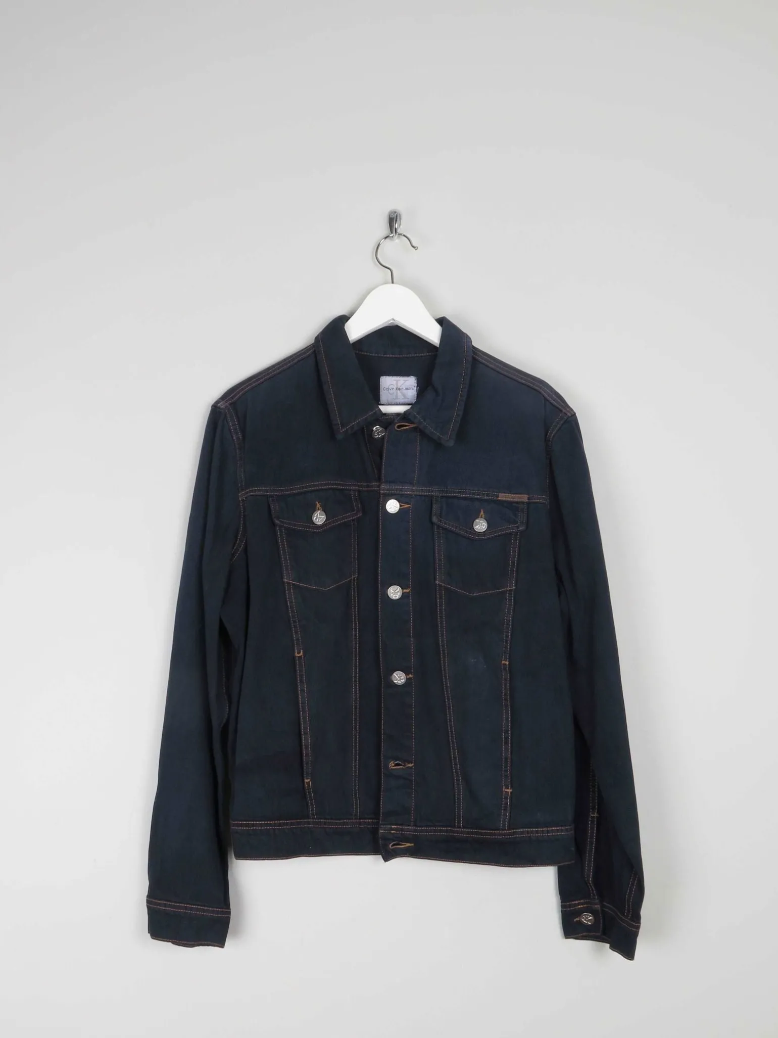 Black Vintage Calvin Klein Denim Jacket S