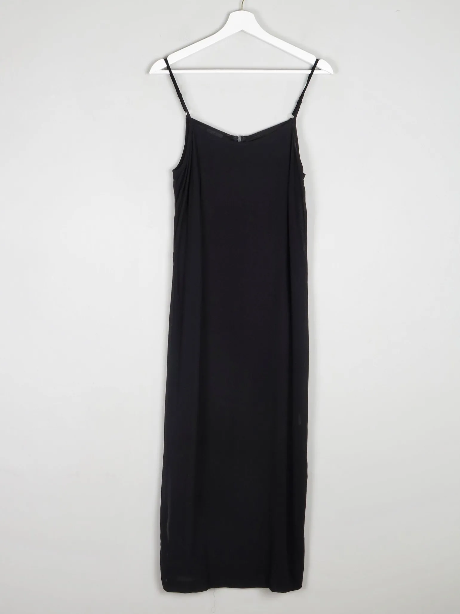 Black Vintage 90s Long Camisole Dress M
