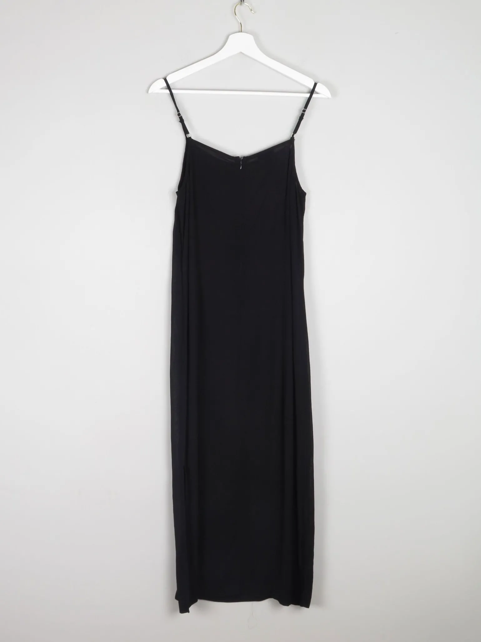 Black Vintage 90s Long Camisole Dress M