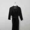 Black Vintage Shirt Dress S