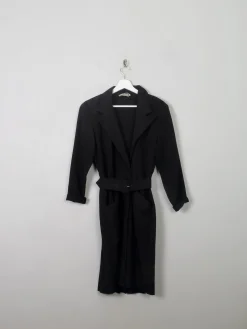 Black Vintage Shirt Dress S
