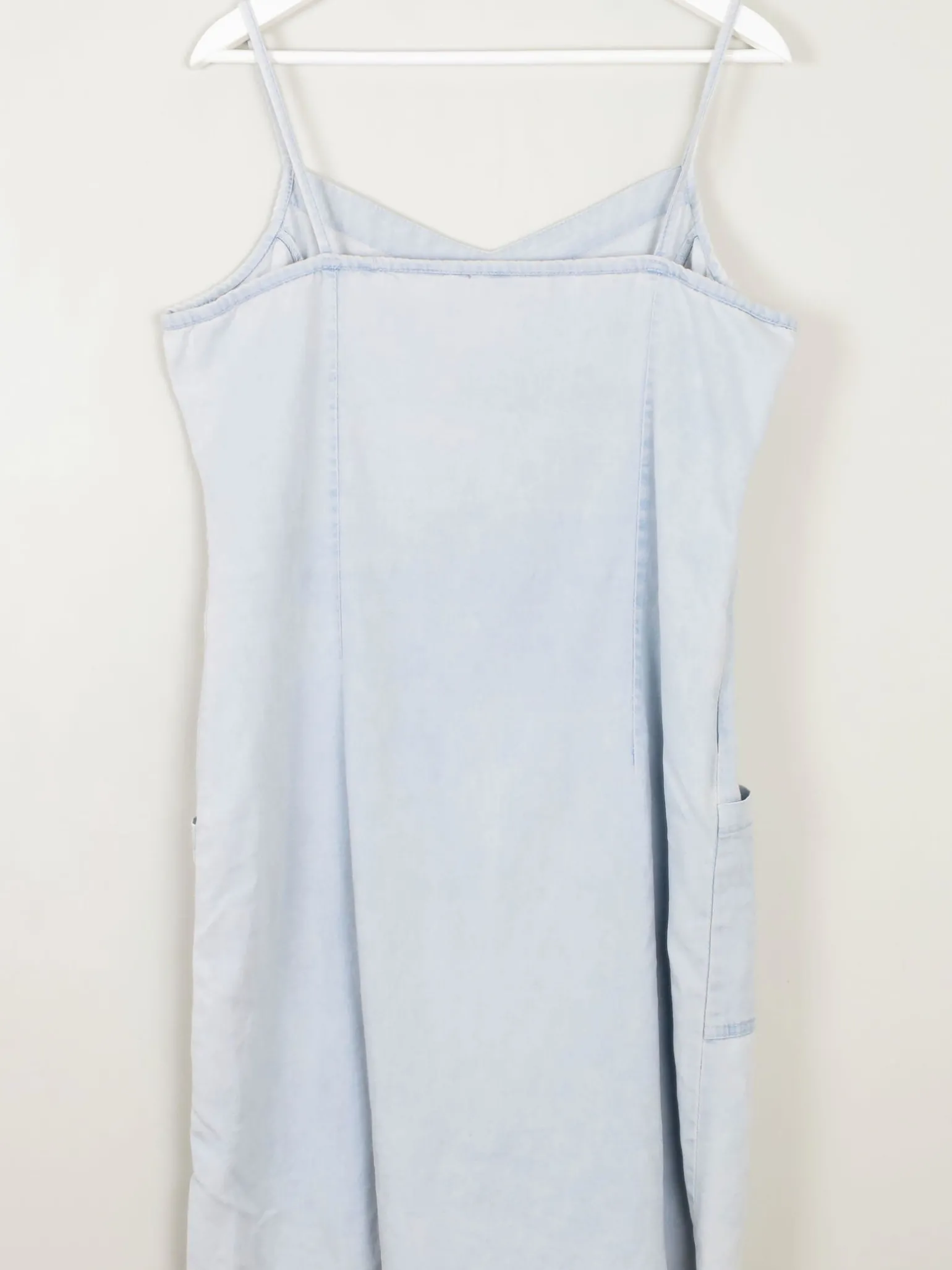 Blue Denim Vintage Embroidered Dress L/XL