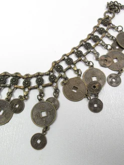 Bronze Coloured Vintage Coin Belt One Size