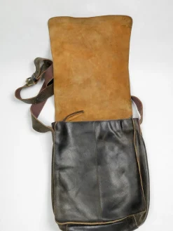 Brown Leather Messenger Bag