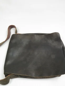 Brown Leather Messenger Bag