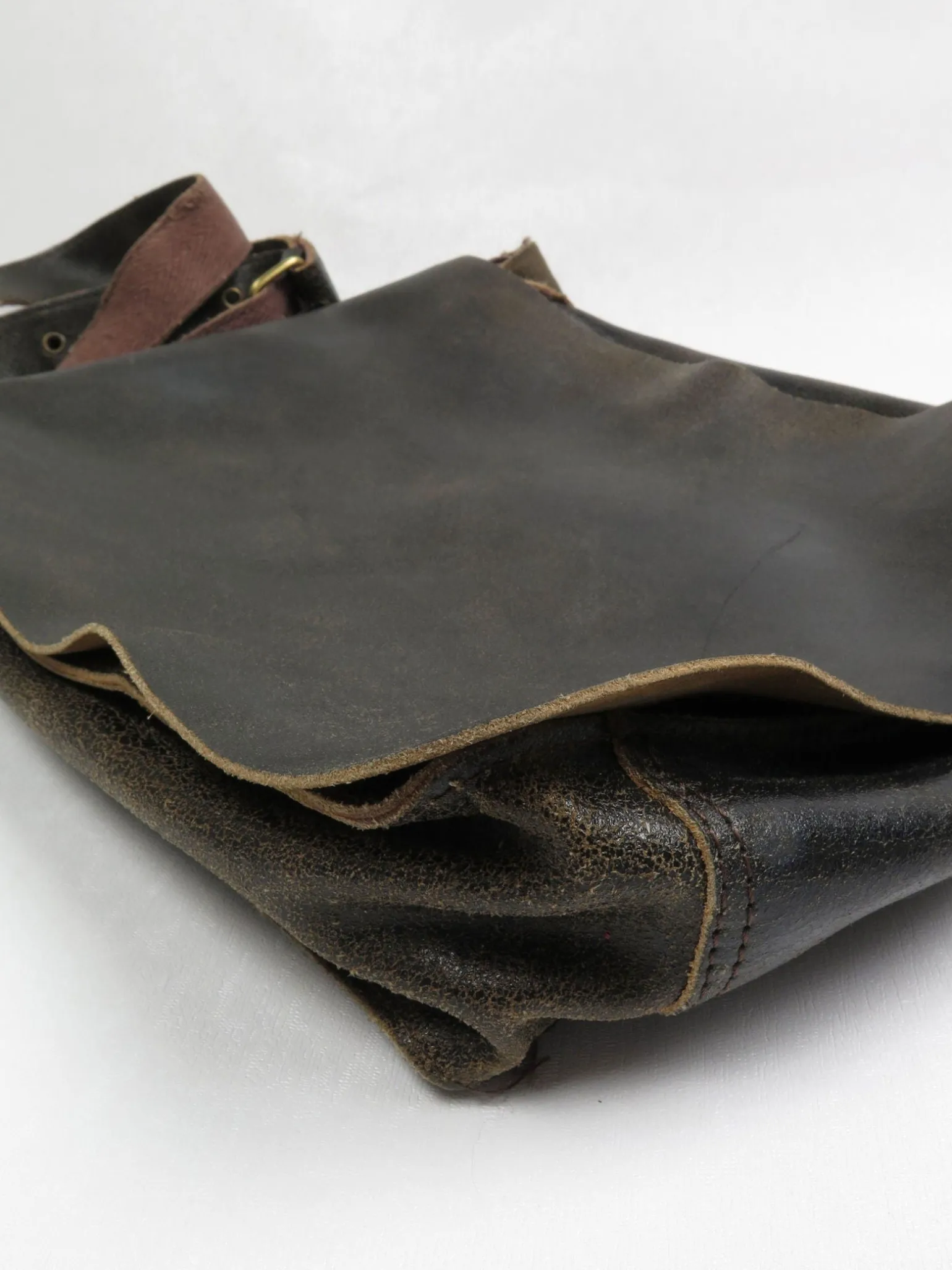 Brown Leather Messenger Bag