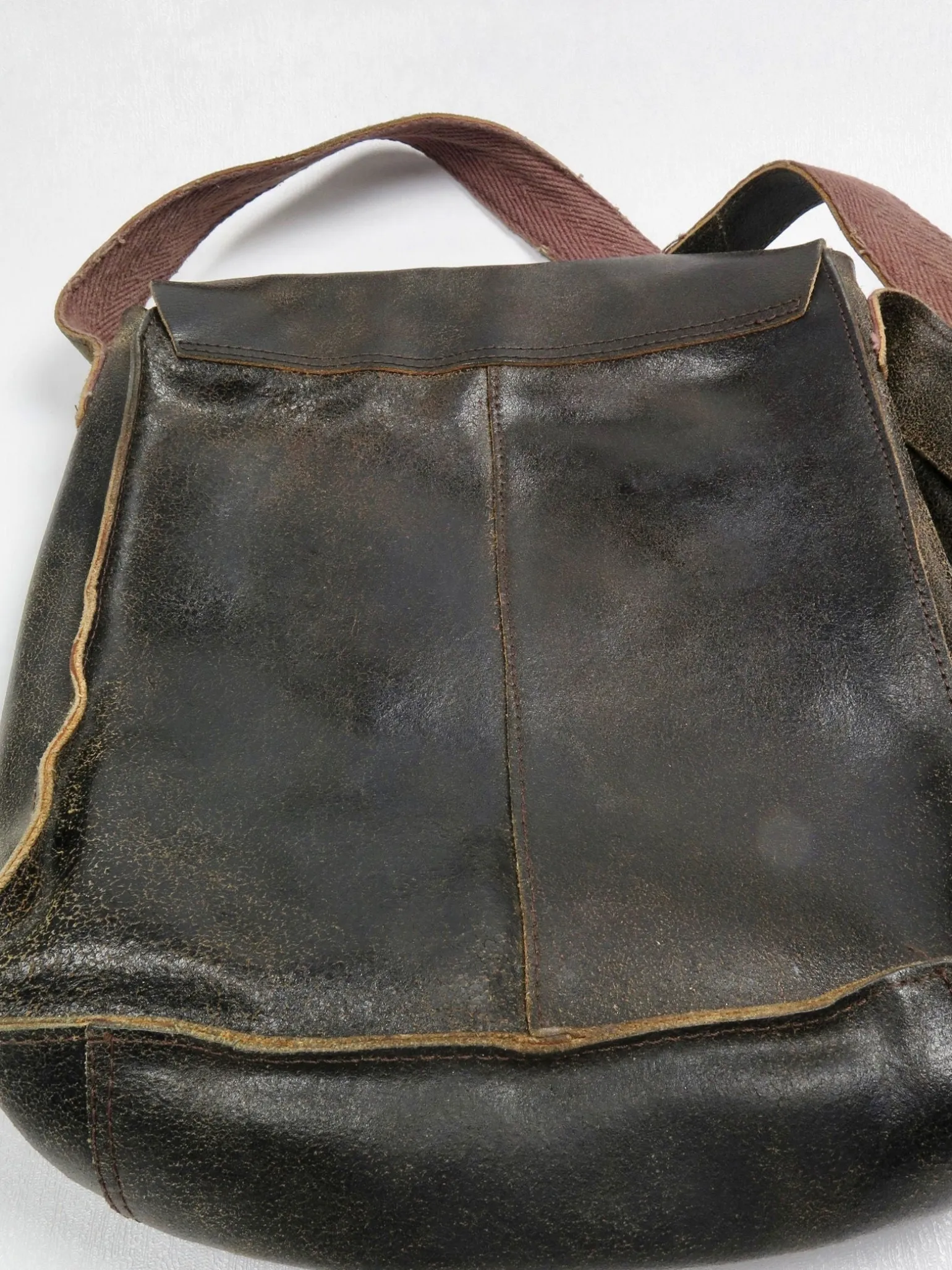 Brown Leather Messenger Bag
