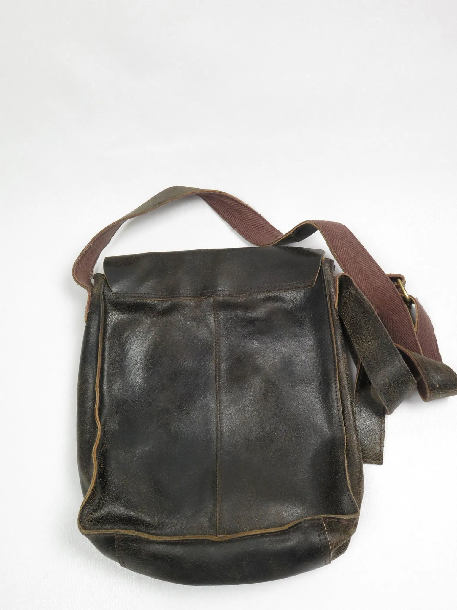 Brown Leather Messenger Bag