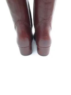 Brown PVC Furry Vintage Boots 3/36