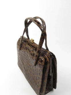 Classic Vintage Mock Crock Bag 1950s