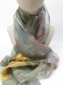 Colourful Vintage Liberty Silk Scarf