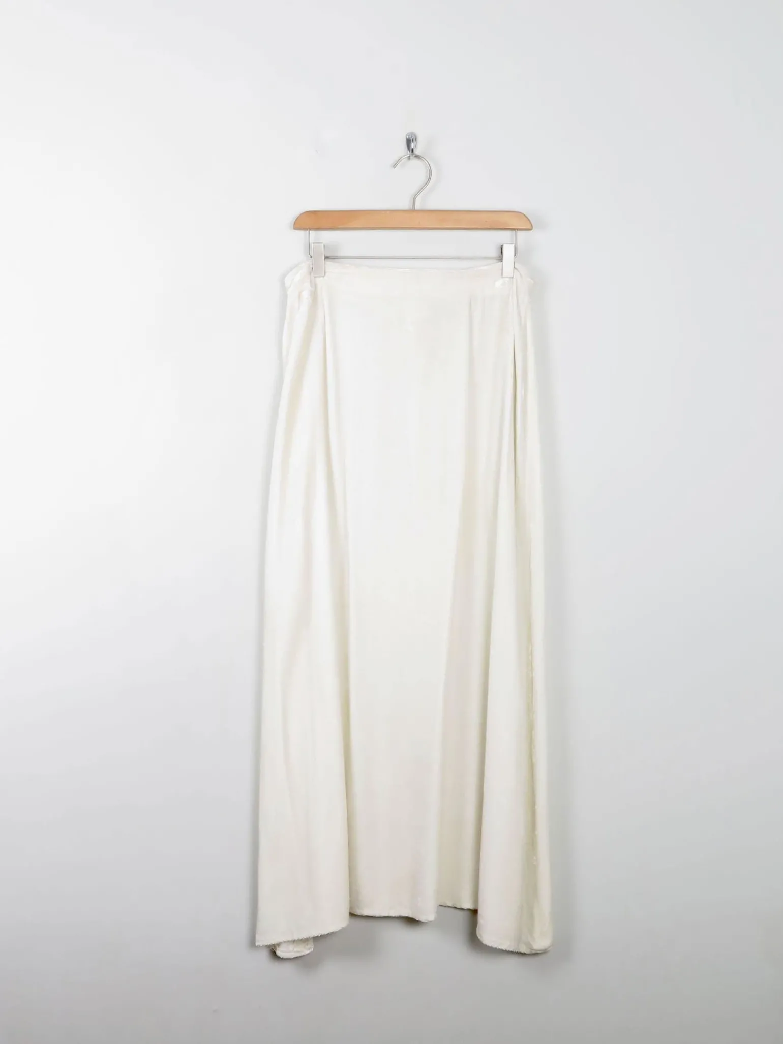 Cream Velvet Vintage John Rocha Midi Skirt M