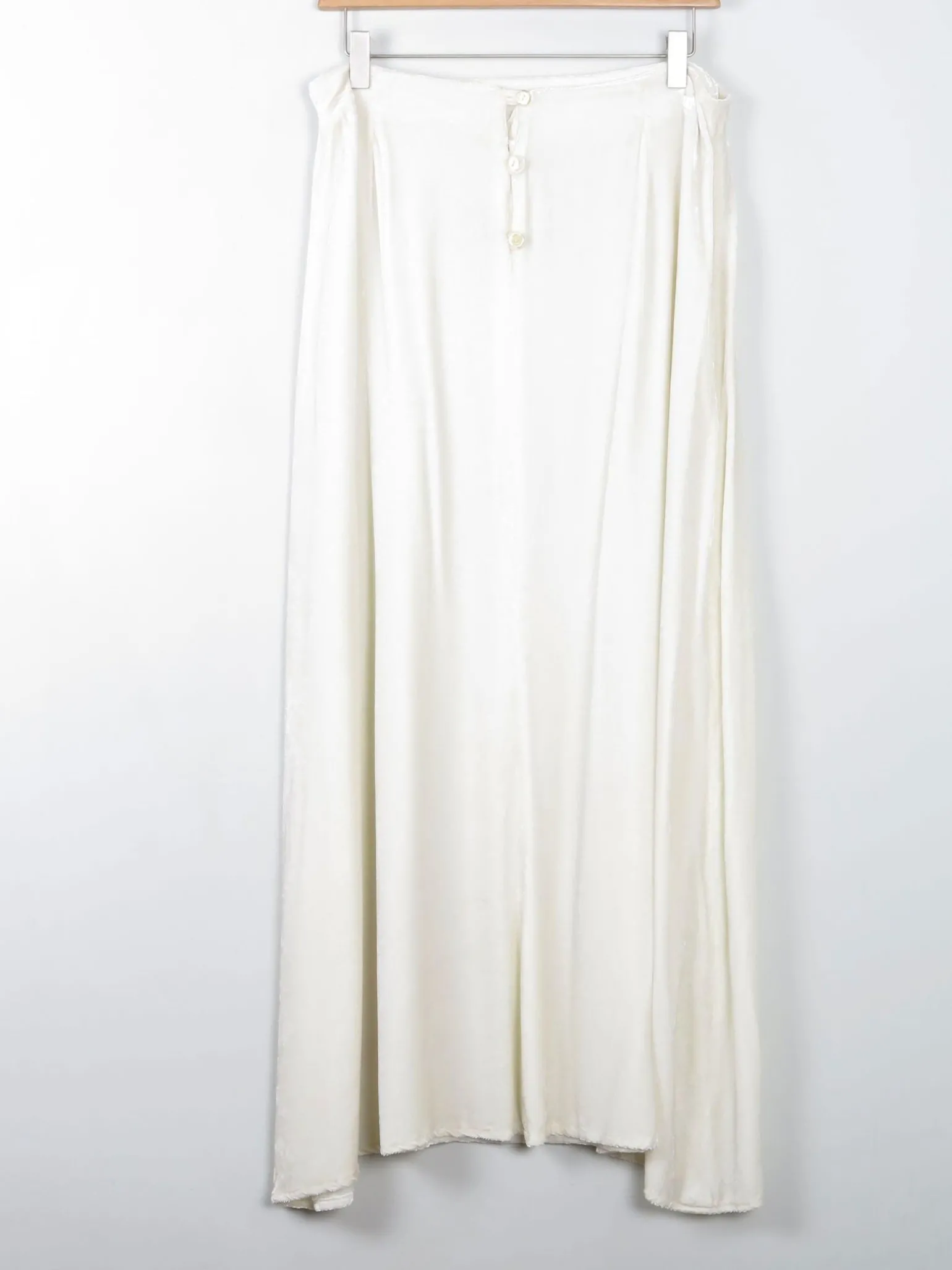 Cream Velvet Vintage John Rocha Midi Skirt M