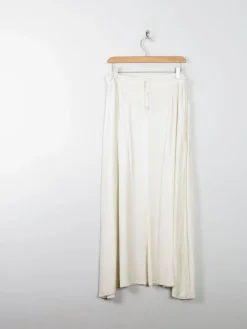 Cream Velvet Vintage John Rocha Midi Skirt M