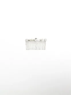 Diamanté /Pearl & Silver Hair Comb