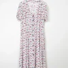 Floral Vintage Midi Button Down Tea Dress M/L