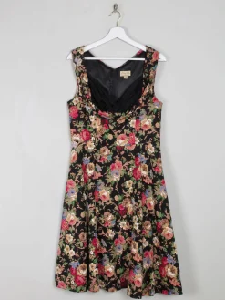 Floral Vintage 1950s Style Dress 14
