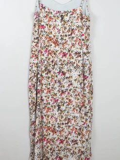 Floral Vintage Style Slip Dress M New