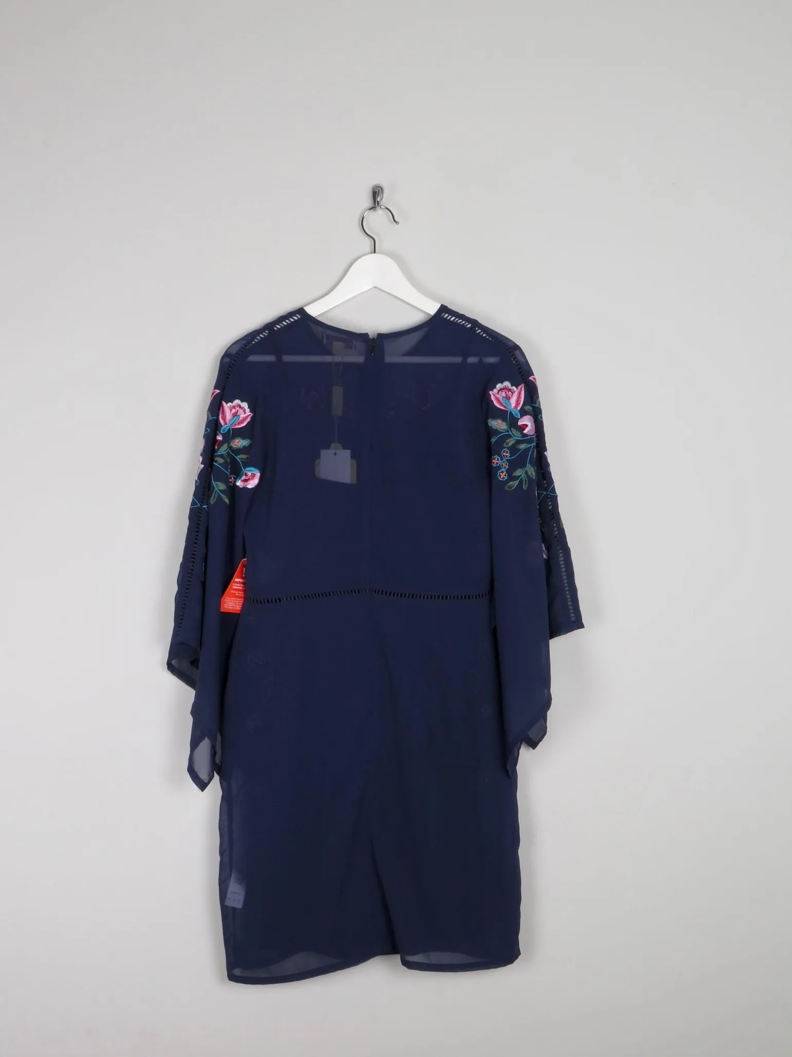Frock & Frill Navy Embroidered Dress 10