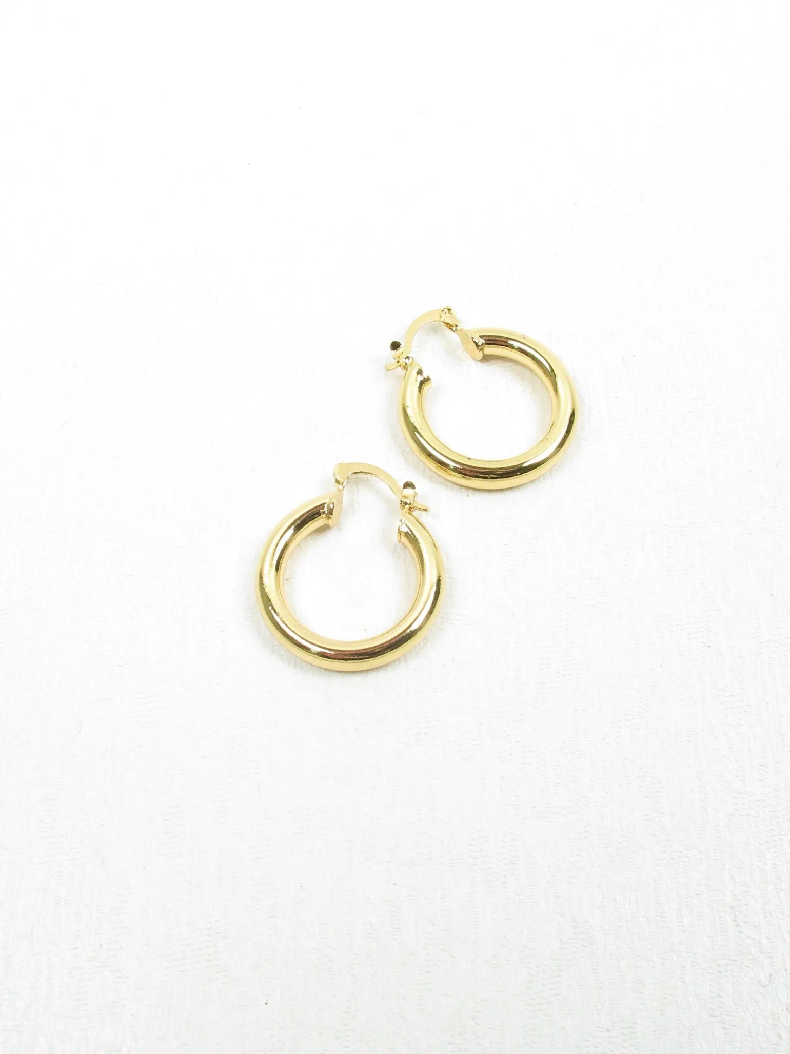 Gold Plated Hoop Earrings