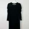 Green Vintage Velvet Dress S