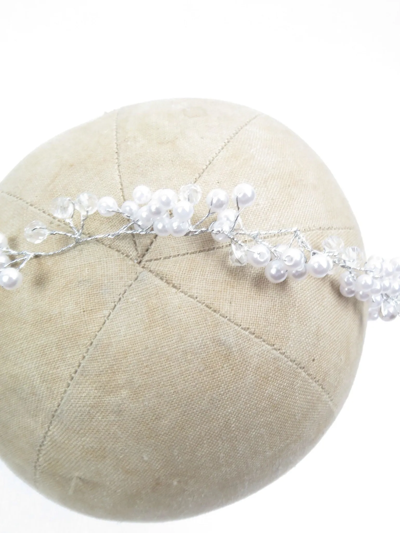 Hair Vine With Pearl Beads Bridal