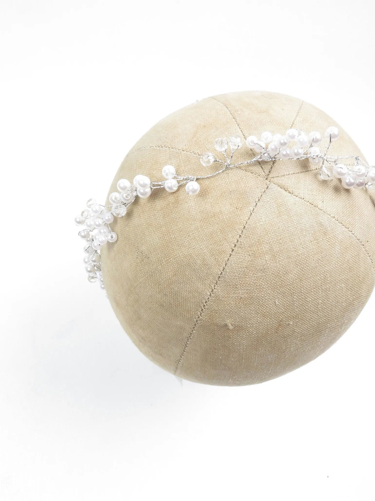 Hair Vine With Pearl Beads Bridal