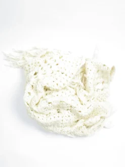 Irish Cream Hand Crochet Shawl/Scarf