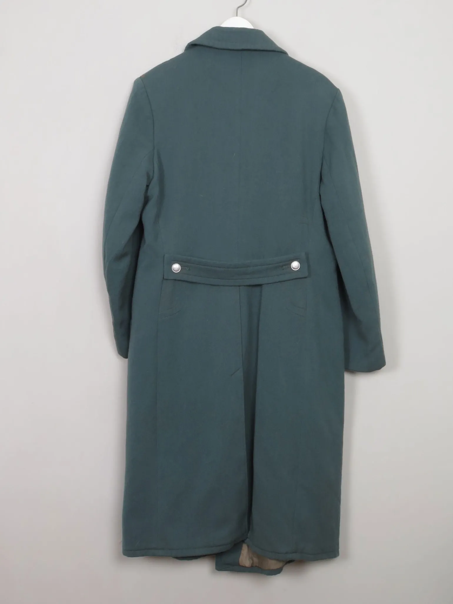 Men's Aqua Green Military Coat 42