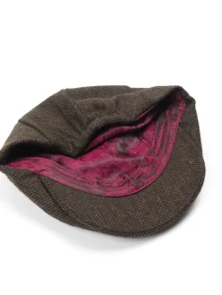 Men's Barleycorn Tweed Green /Brown  Flat Cap