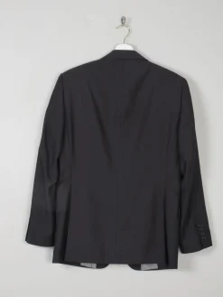 Men's Black Tailored Vintage Jacket 38
