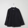 Men’s Black Vintage Army Work Jacket Dead Stock M