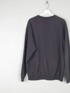 Men's Black Vintage Sweatshirt With Logo L
