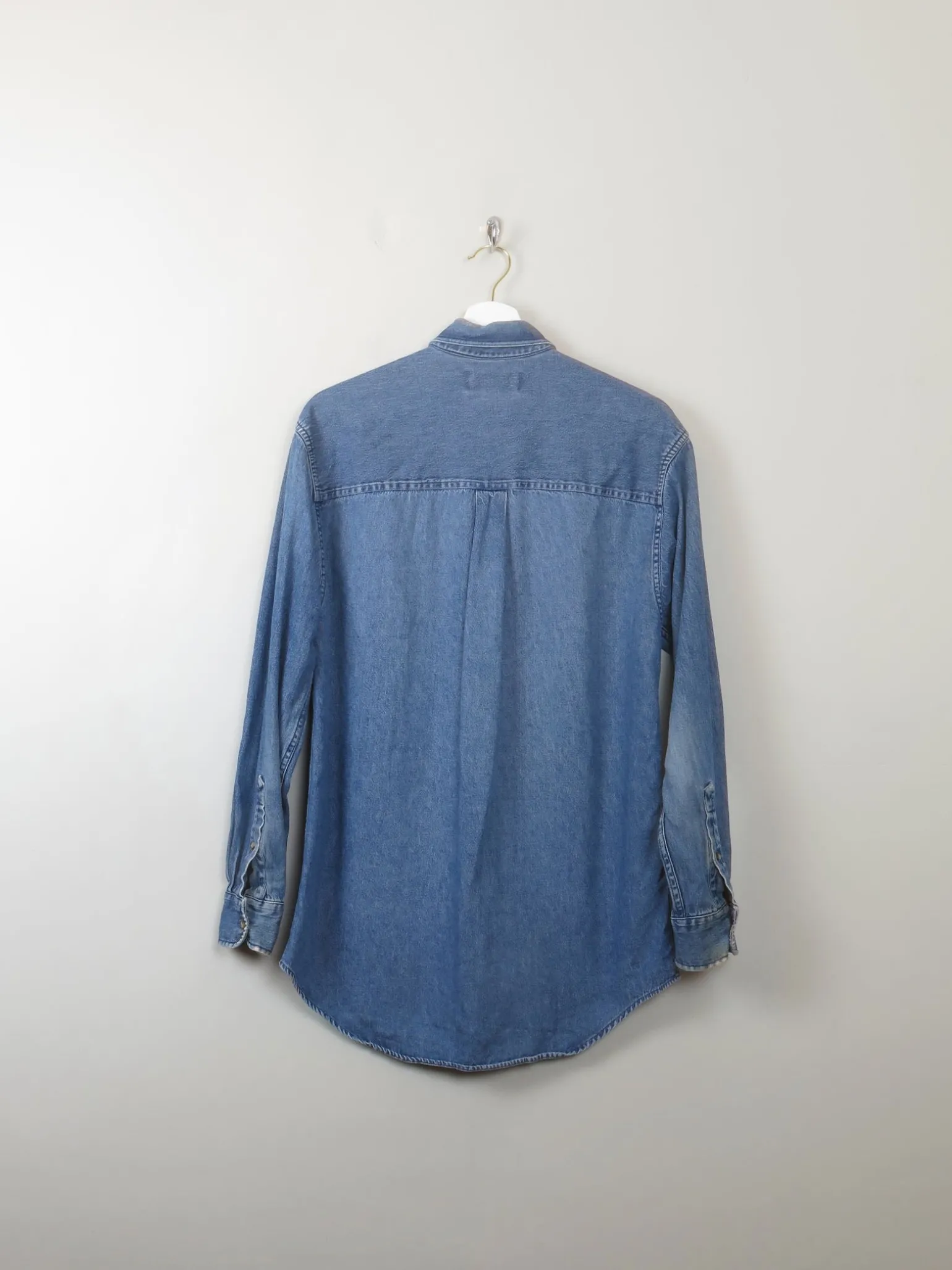 Men's Blue Denim Shirt S
