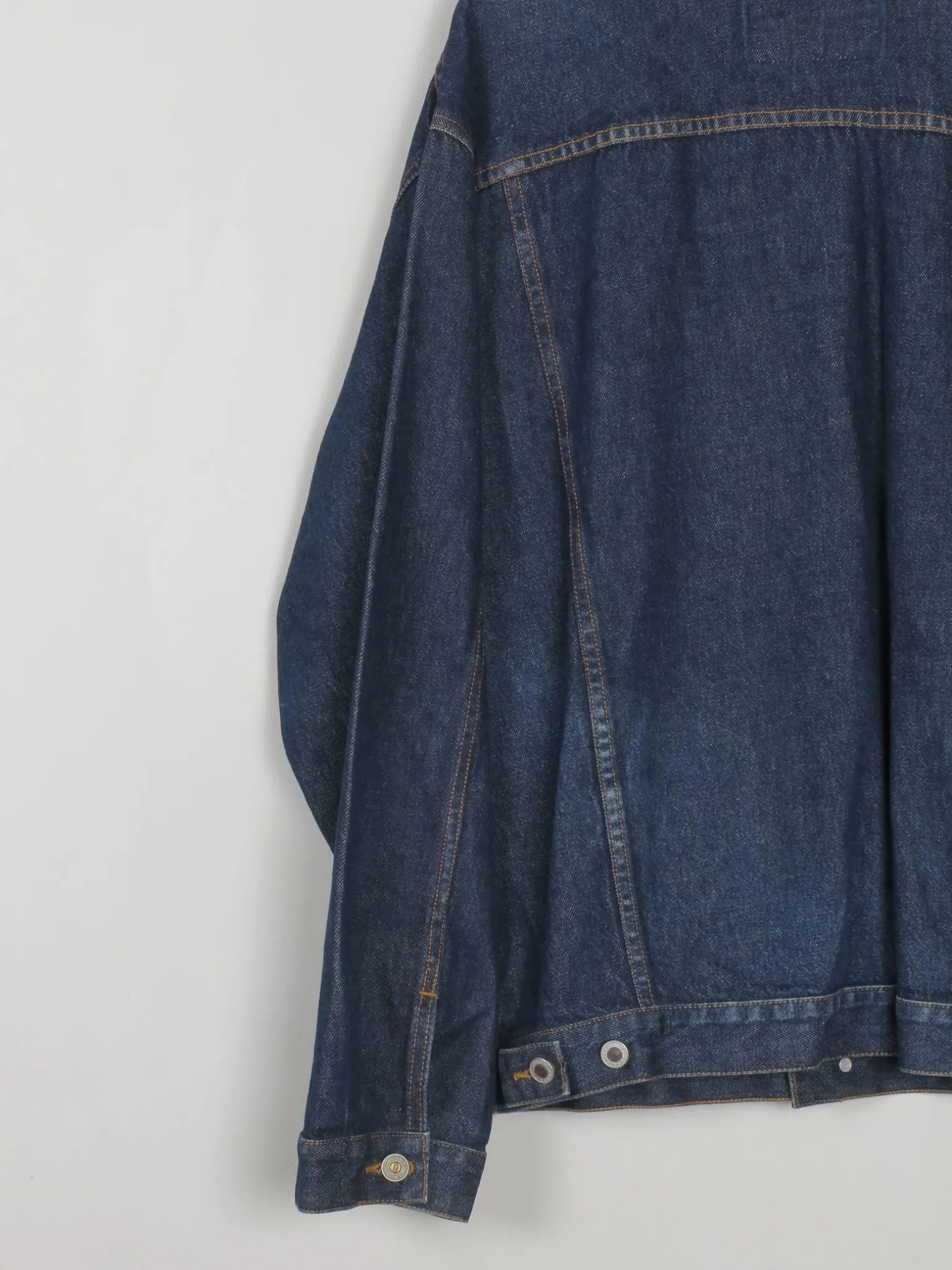 Men's Blue Vintage Denim Jacket Indigo L