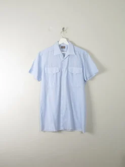 Men's Blue Vintage Shirt M