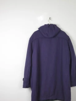 Men's Blue/Navy Wool Duffle Coat XL