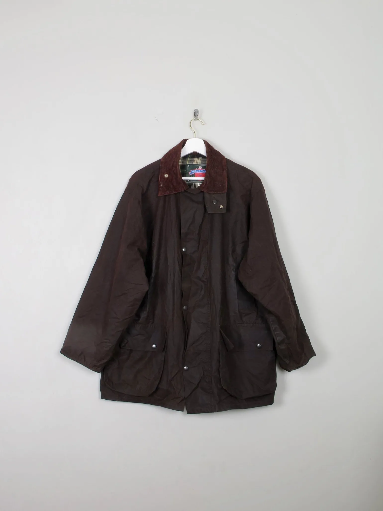 Men's Brown Vintage Wax Jacket M