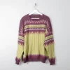 Men's Colurful Vintage Italian Jumper M/L