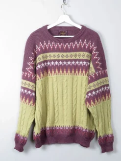 Men's Colurful Vintage Italian Jumper M/L