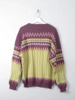 Men's Colurful Vintage Italian Jumper M/L