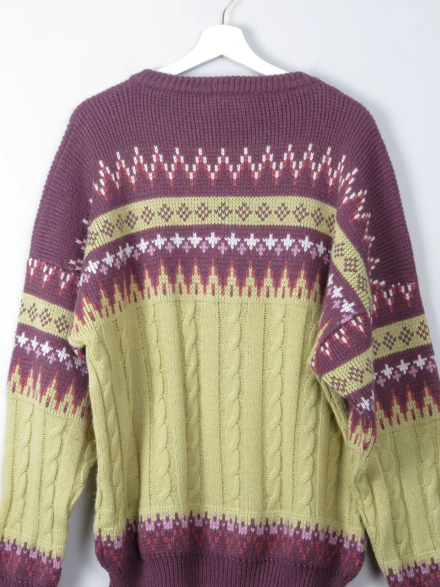 Men's Colurful Vintage Italian Jumper M/L
