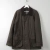 Men's Green Crane Wax Jacket M