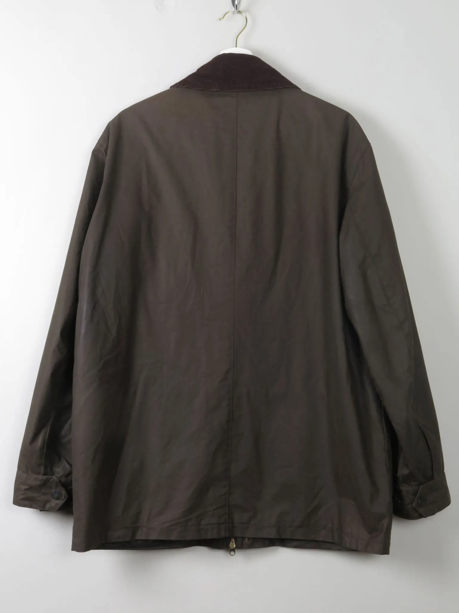 Men's Green Crane Wax Jacket M