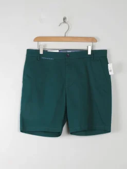 Men's Green Izod Shorts New 33
