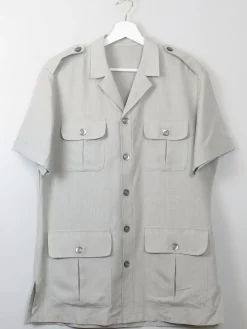 Men's Green Safari Shirt/jacket L