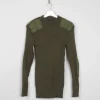 Men's Green Vintage Army Jumper S/M