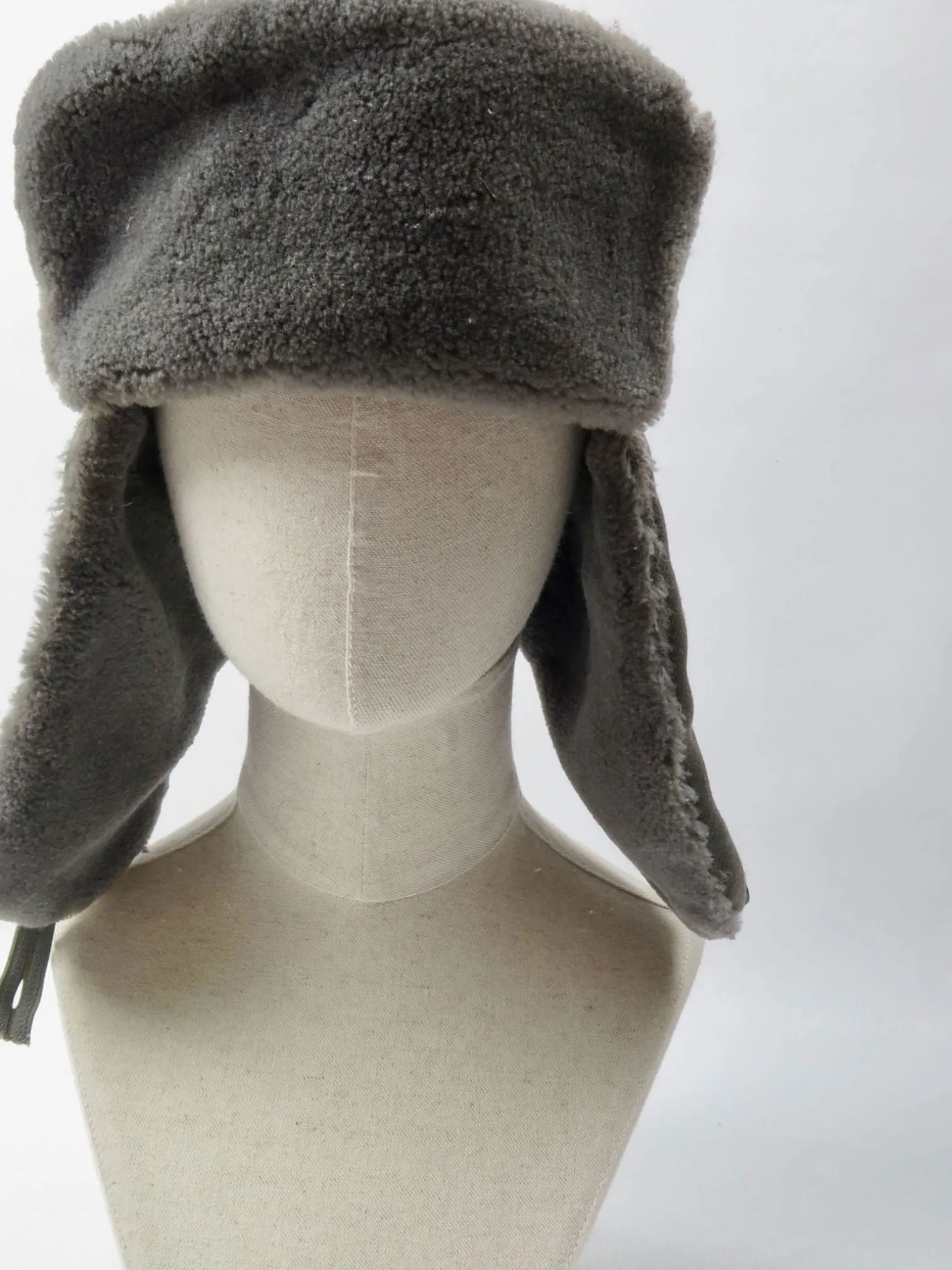 Men's Green Vintage Army Tapper Hat M