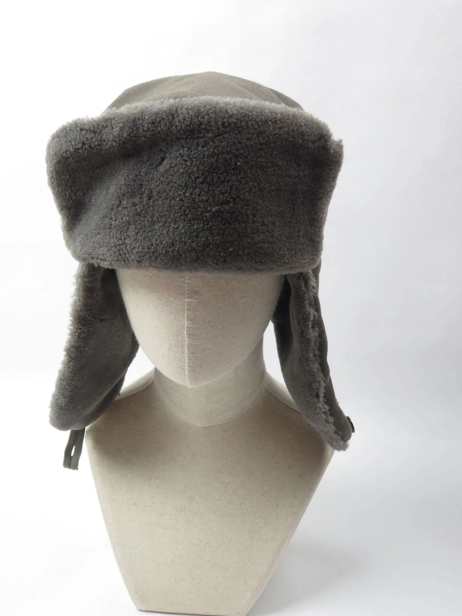 Men's Green Vintage Army Tapper Hat M
